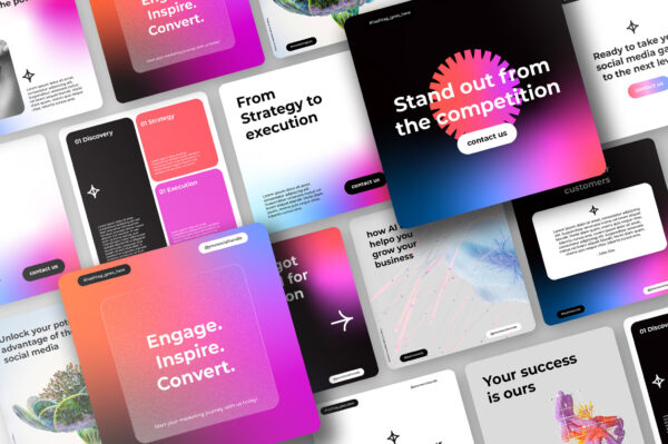 Gradient agency social media kit
